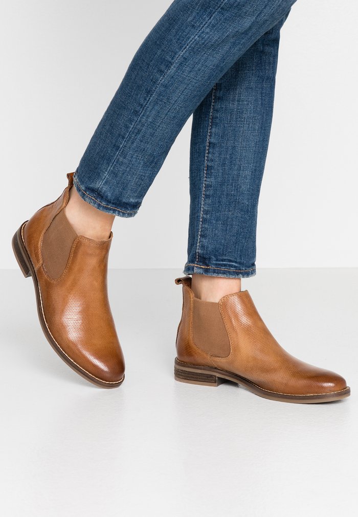 Bottines Anna Field LEATHER Plates Slip on Marron Femme | LLJ-4451979